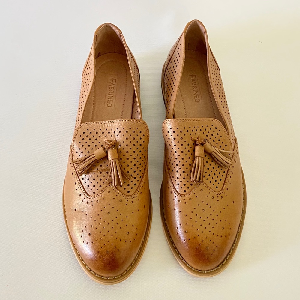 NWOT Fabrineo Oxford Slip Ons Size 7.5